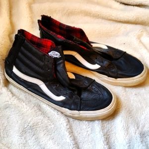 Vans s8-hi zip back shoes